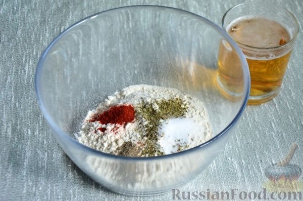 Кабачки в пивном кляре (без яиц)