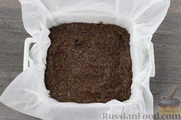 Брауни с кабачком, без муки и сахара