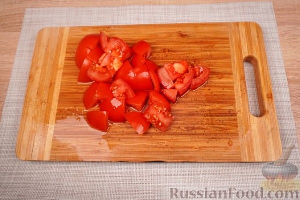 Говядина, тушенная с овощами и стручковой фасолью