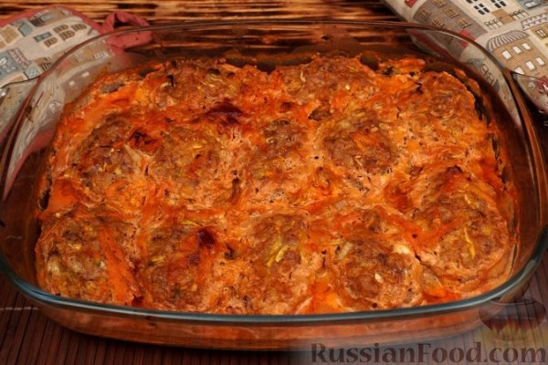Ленивые голубцы с кабачками