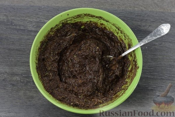 Брауни с кабачком, без муки и сахара