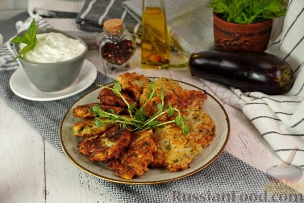 Оладьи из баклажанов (мелидзанокефтедес)
