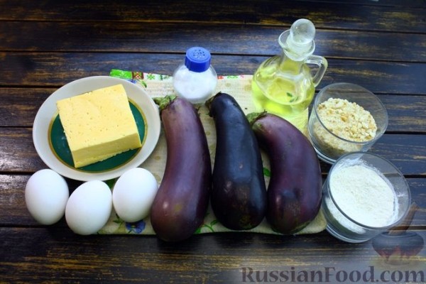 Жареные рулетики из баклажанов с сыром