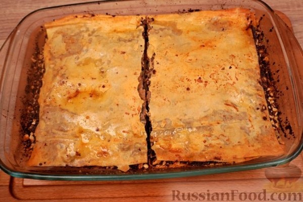 Шоколадная баклава с фундуком