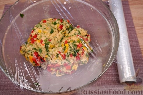 Овощные бездрожжевые пирожки "Калейдоскоп" с сыром (в духовке) Овощные бездрожжевые пирожки "Калейдоскоп" с сыром (в духовке)