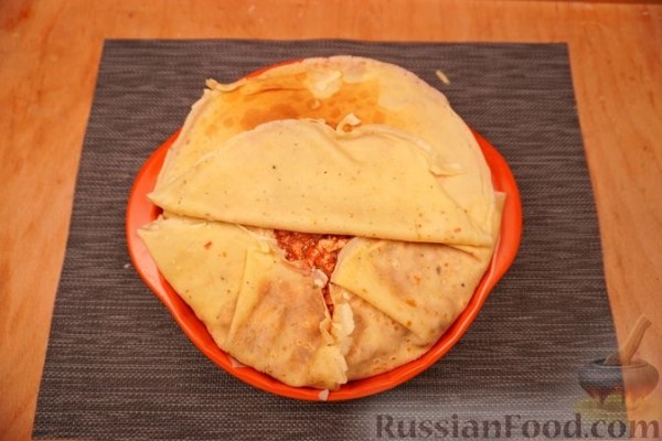 Лазанья из блинов