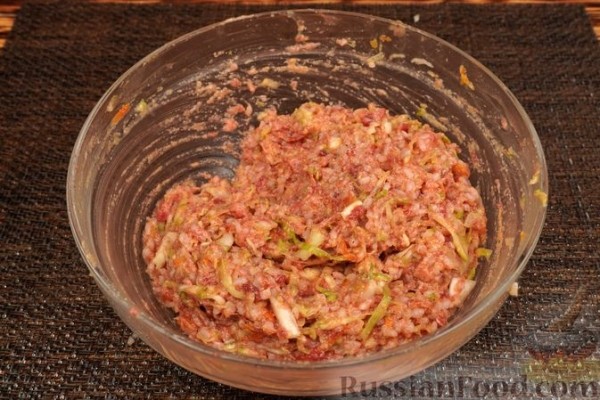 Ленивые голубцы с кабачками