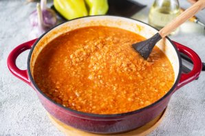 Икра кабачковая через мясорубку
