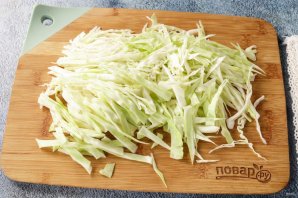 Яичница с капустой