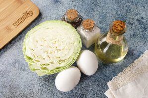 Яичница с капустой