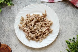 Яичница с курицей