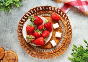 Клубника протертая с сахаром