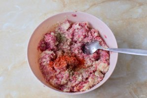Котлеты из говяжьего фарша
