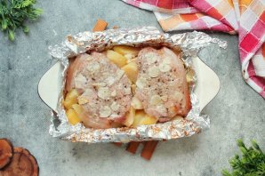 Отбивные с картошкой в духовке