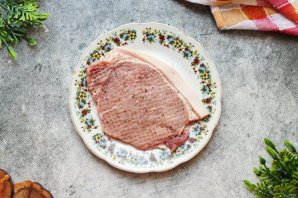 Отбивные с картошкой в духовке Отбивные с картошкой в духовке