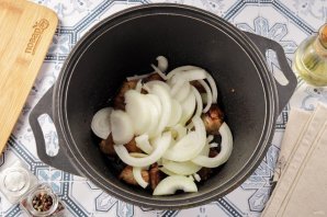 Плов из свинины в казане