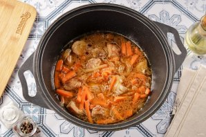 Плов из свинины в казане