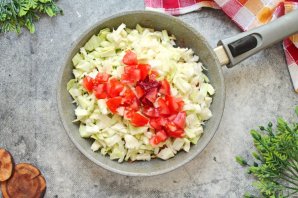 Тушеная капуста с мясом