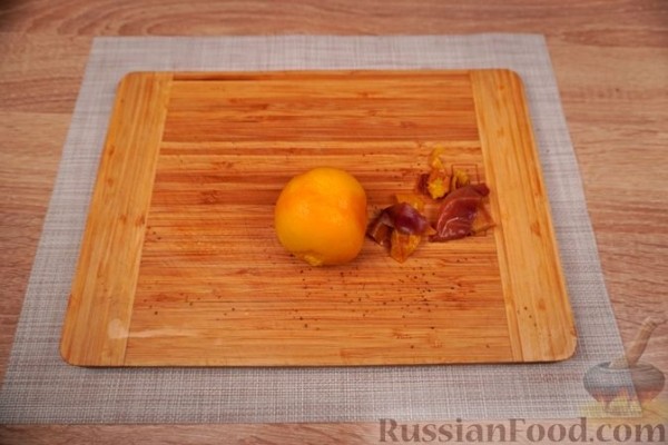 Сарагли с заварным кремом и персиками