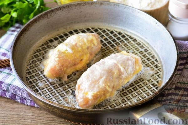 Свиные рулетики с черносливом и грецкими орехами