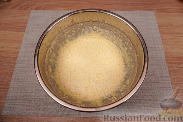 Сарагли с заварным кремом и персиками
