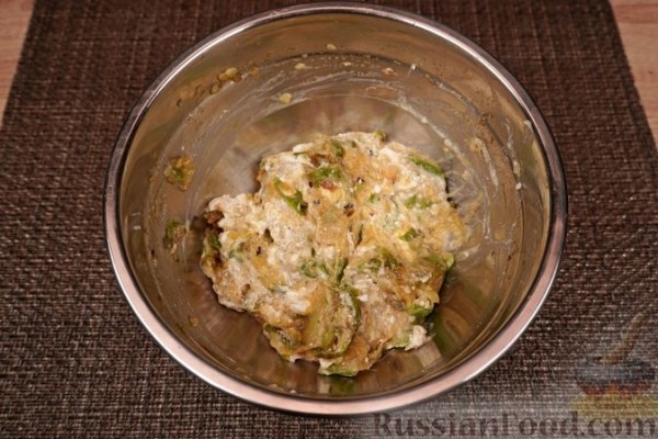 Мезе из кабачков и феты