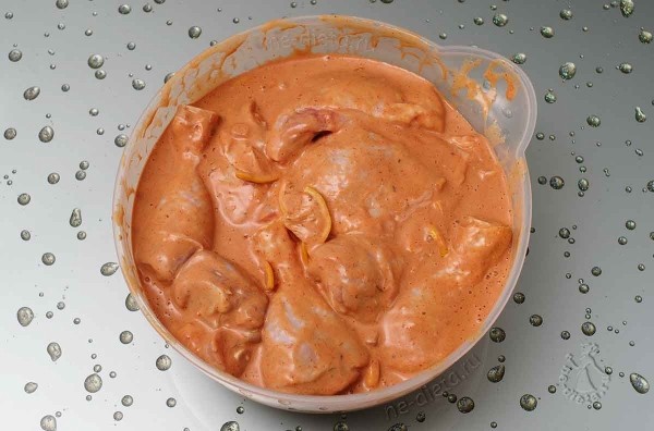 Курица на мангале