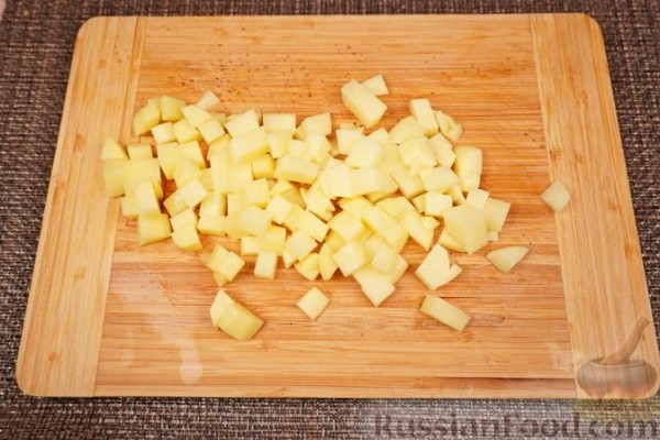 Суп из кабачков с грибами и кукурузой