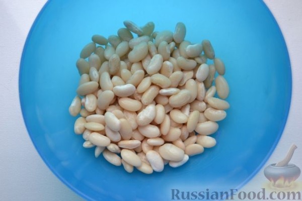 Салат из фасоли и болгарского перца
