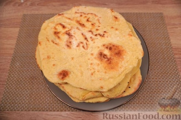 Пита из цельнозерновой муки (греческая лепёшка)