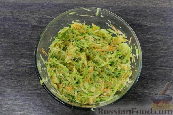 Котлеты с кабачками и картошкой