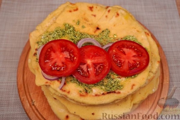 Гирос вегетарианский с баклажанами