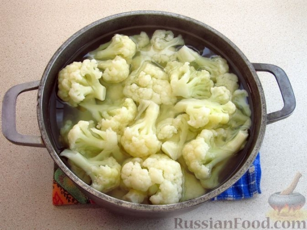 Оладьи из цветной капусты, с сыром
