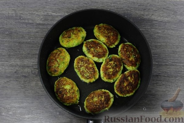 Котлеты с кабачками и картошкой