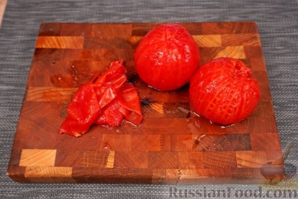 Лечо с колбасками и клёцками