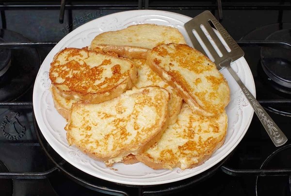 Гренки с сыром