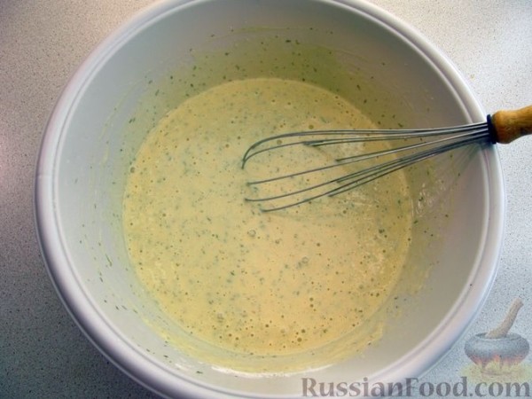 Блинные рулетики с кабачками и сыром (в духовке)