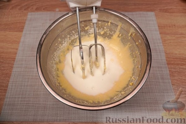 Сарагли с заварным кремом и персиками