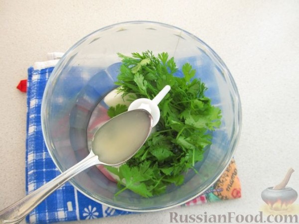 Баклажаны с ореховым соусом по-грузински