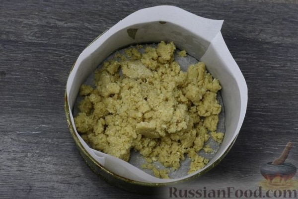 Песочный пирог с голубикой