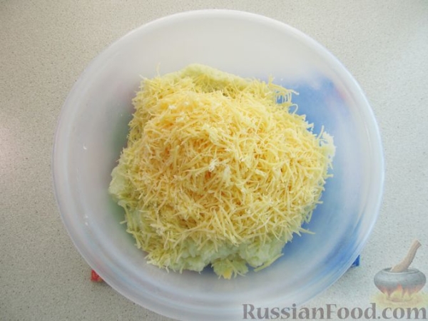 Оладьи из цветной капусты, с сыром