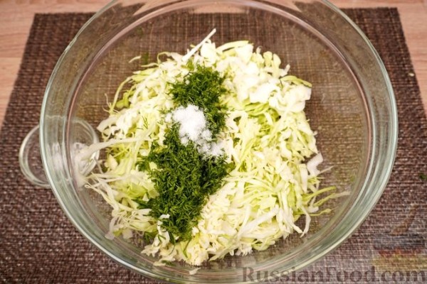 Капустный салат с хреном