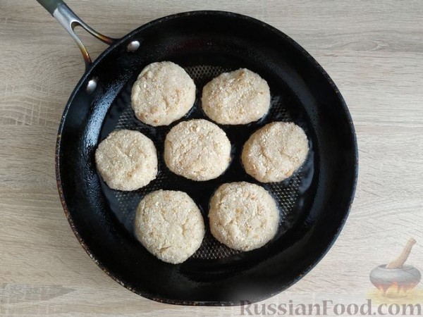 Котлеты из индейки с кабачками (без яиц)