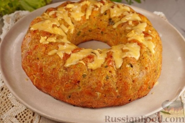 Кабачковая запеканка с сыром