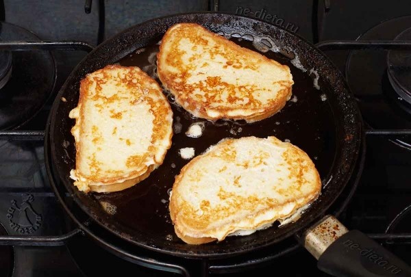 Гренки с сыром