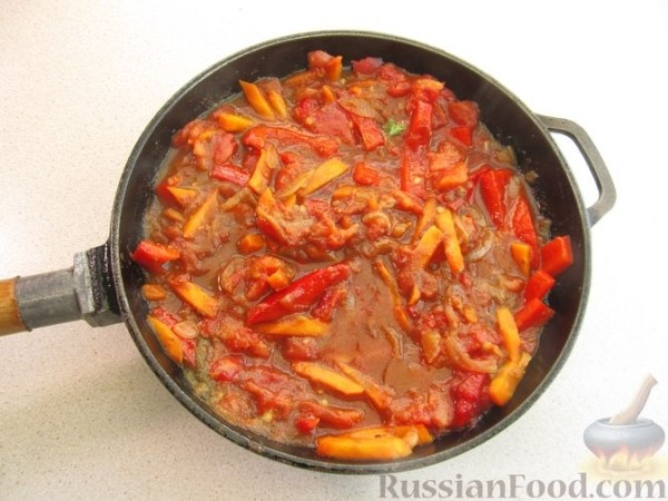 Мясо с баклажанами по-грузински