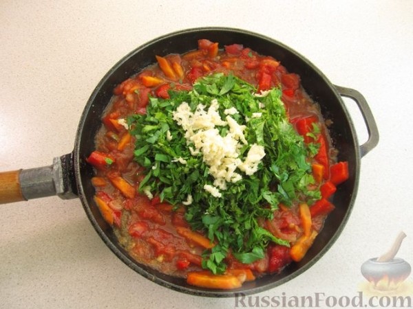Мясо с баклажанами по-грузински