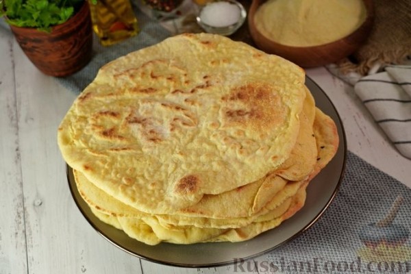 Пита из цельнозерновой муки (греческая лепёшка)