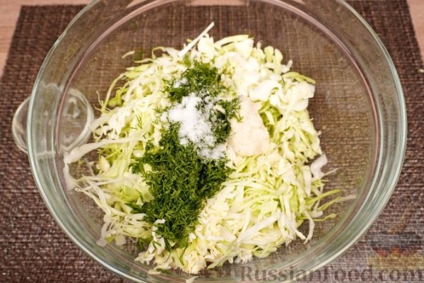 Капустный салат с хреном