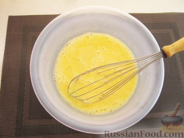 Запечённые кабачки в яично-молочной заливке, с сыром